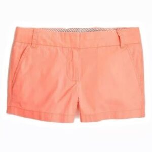 NWT J.Crew Peach 3” Broken-In Chino Shorts Size 12